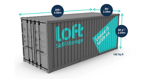 How Many Square Feet Is A 20Ft Container?